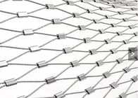 7 x 19ステンレス鋼 ワイヤー ロープの網のフェルールの建築の植物の格子垣の緑の壁ケーブルの網